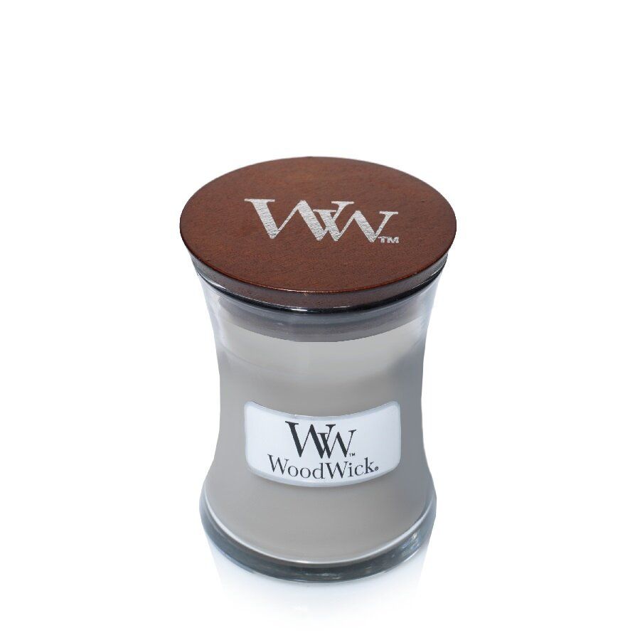 Ароматична свічка з ароматом потріскуючого деревного вогню Woodwick Mini Fireside 85 г - фото №1 Ароматична свічка з ароматом потріскуючого деревного вогню Woodwick Mini Fireside 85 г - фото №1